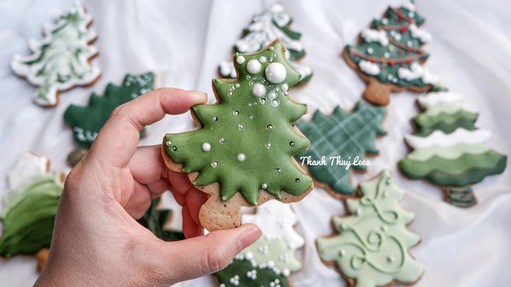 Chào Mùa Giáng Sinh 🎄🎄🎄Thói Quen Của Mình 3 Năm Nay, Năm Nào Cũng Vẽ Cookies Và